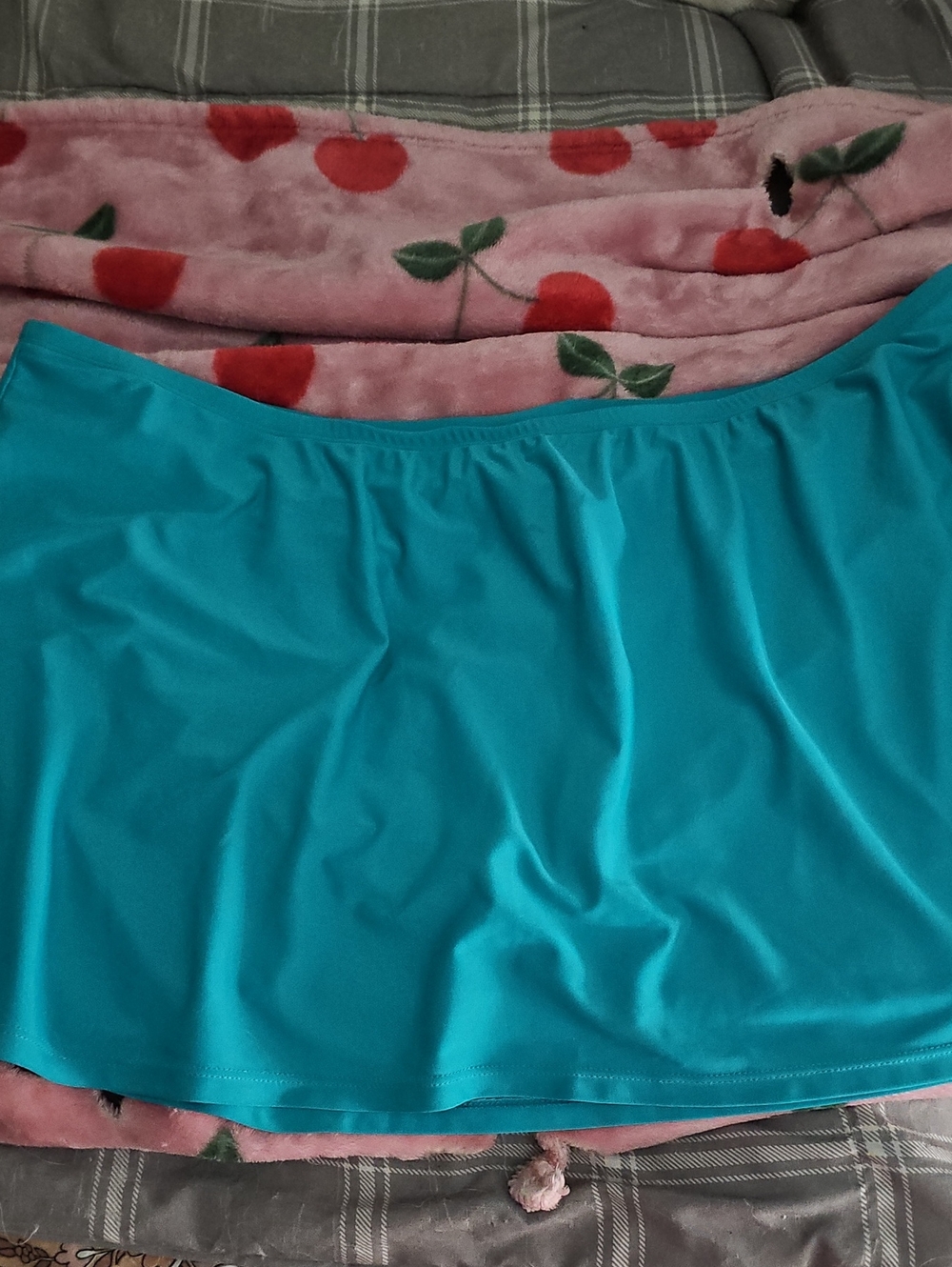 Catalina Teal Circle Skirt - Flowy Swim Skirt